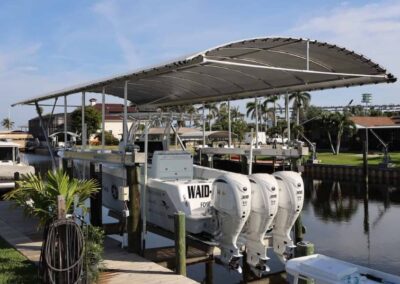 Coastline Boat Lift Cover Fort Myers
