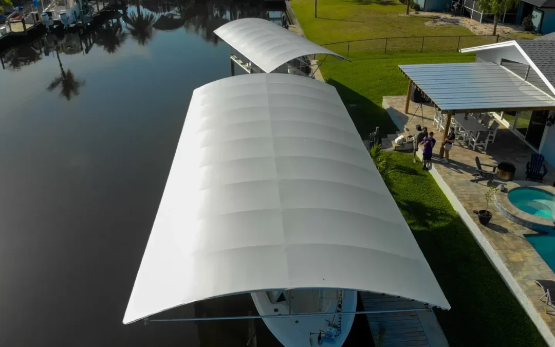 Wind Damage to Boat Lift Canopies